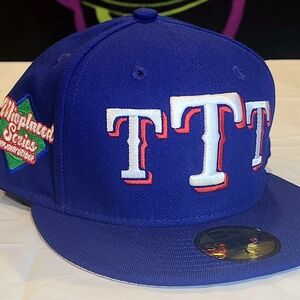🔴SOLD🔴New Era 7 5/8 - John Geiger Misplaced Series - Texas Rangers
